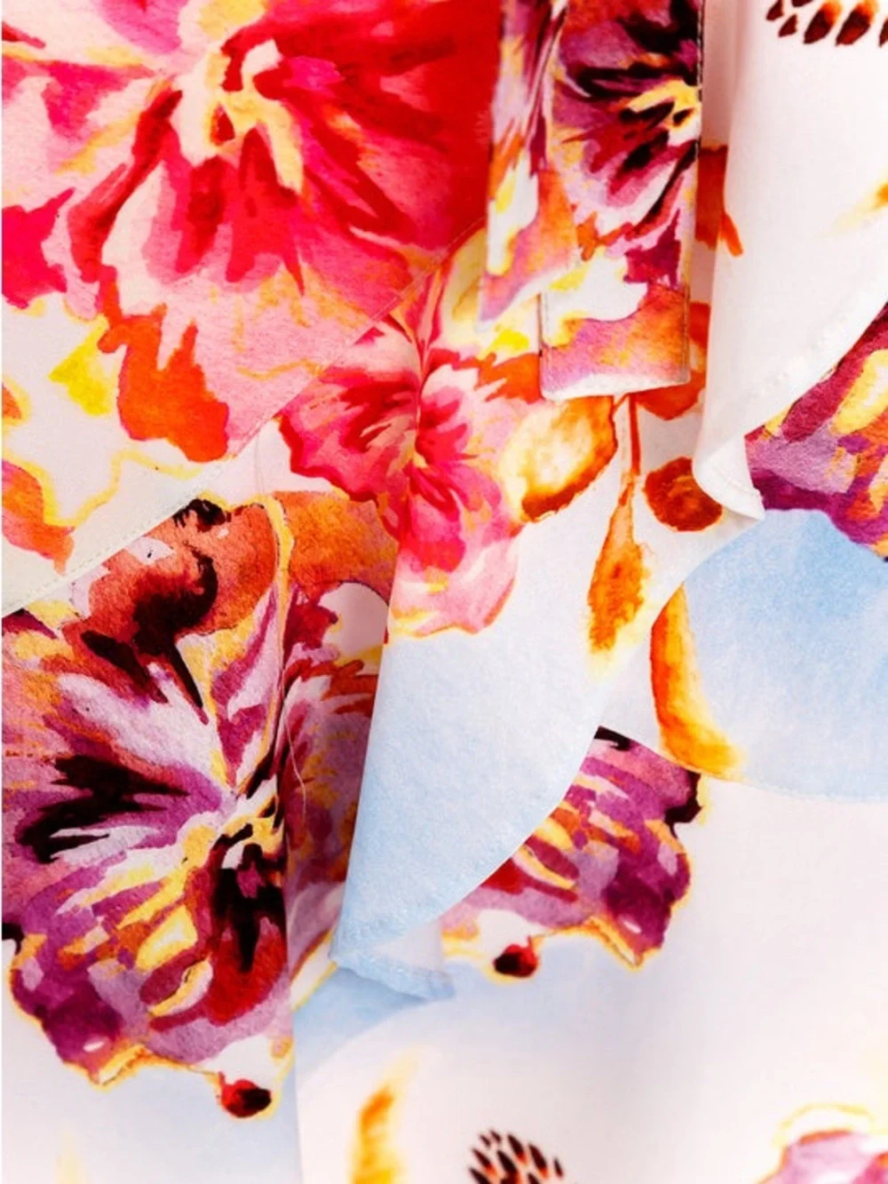 NWT Agua Bendita Floral Skirt Set - Pink, Orange, Yellow - Picture 9 of 11